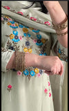 Elegant Floral Embroidered Ethnic Wear