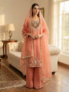 Premium Embroidered Salwar Suit With Dupatta