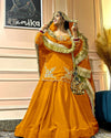 Regal Zari and Stone Embellished Hand work