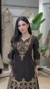 Fashion Forward Woman in Earthy Tones