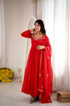 Designer Floor Length Anarkali Festive Wear Set