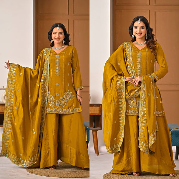 Chic Mustard Ensemble for Modern Women