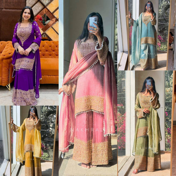 Radiant Attire for Festive Celebrations