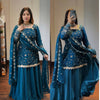 Capturing Moments in Elegant Blue Attire