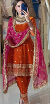 Glamorous Fusion: Celebrate in Stunning Attire