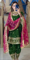 Glamorous Fusion: Celebrate in Stunning Attire