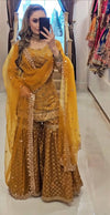Golden Glow: A Woman's Poised Presence