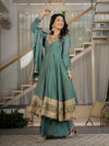 Stunning Green Anarkali for Cultural Celebrations