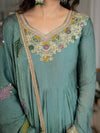 Stunning Green Anarkali for Cultural Celebrations