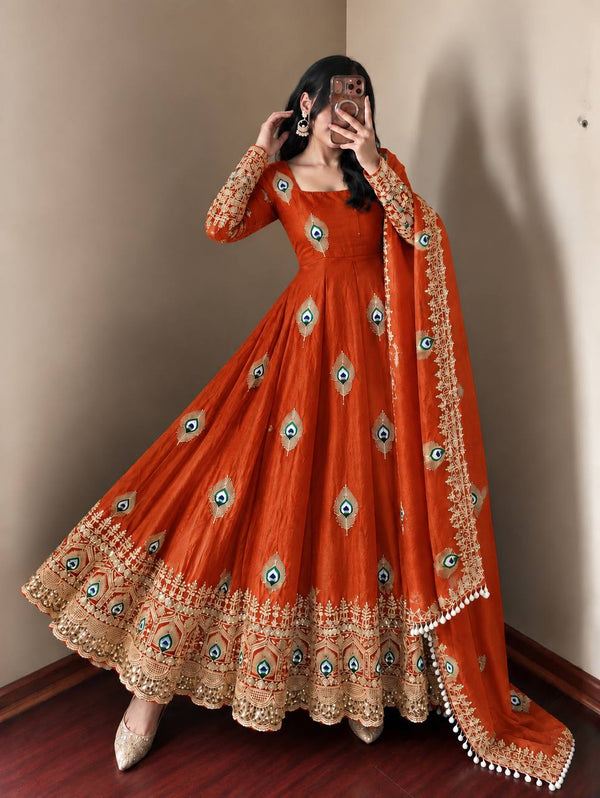 Colorful Indian Dresses Showcasing Embroidery Art