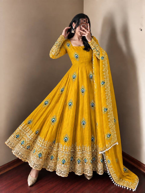 Colorful Indian Dresses Showcasing Embroidery Art