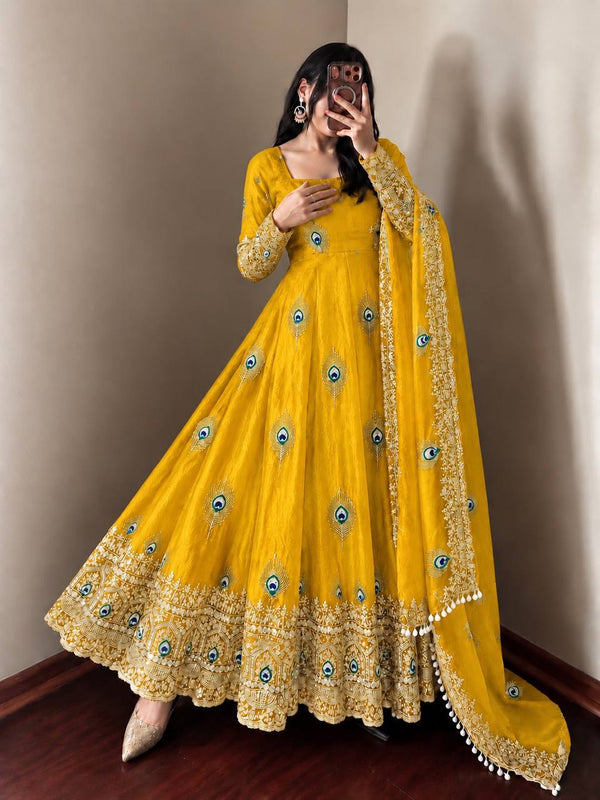 Colorful Indian Dresses Showcasing Embroidery Art