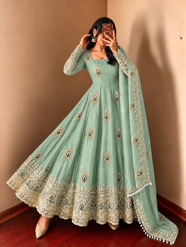 Colorful Indian Dresses Showcasing Embroidery Art