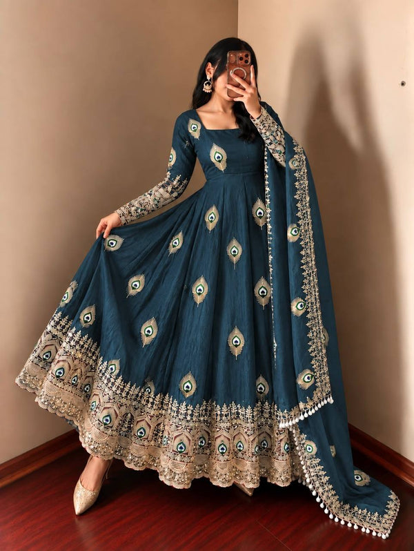 Colorful Indian Dresses Showcasing Embroidery Art