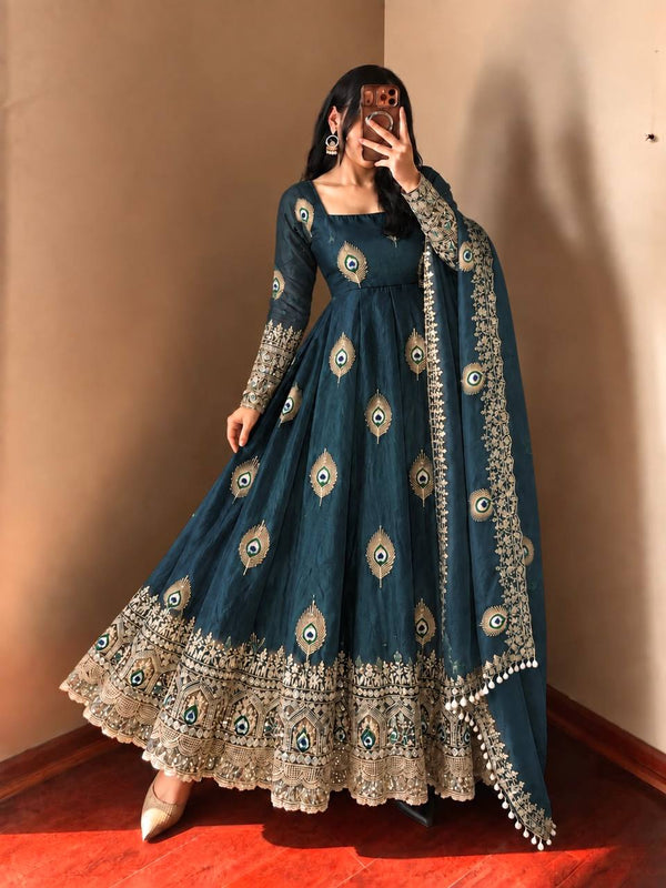 Colorful Indian Dresses Showcasing Embroidery Art