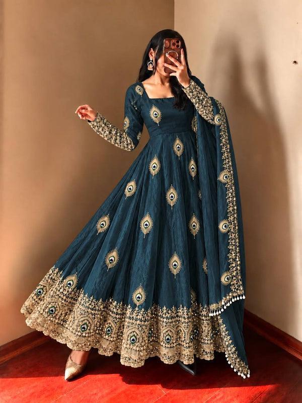 Colorful Indian Dresses Showcasing Embroidery Art