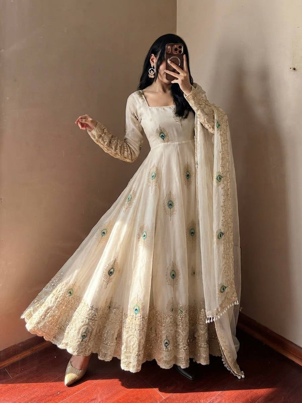 Colorful Indian Dresses Showcasing Embroidery Art