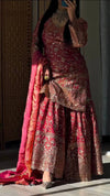 Glam Vibe Stylish Sharara Outfit With Dupatta