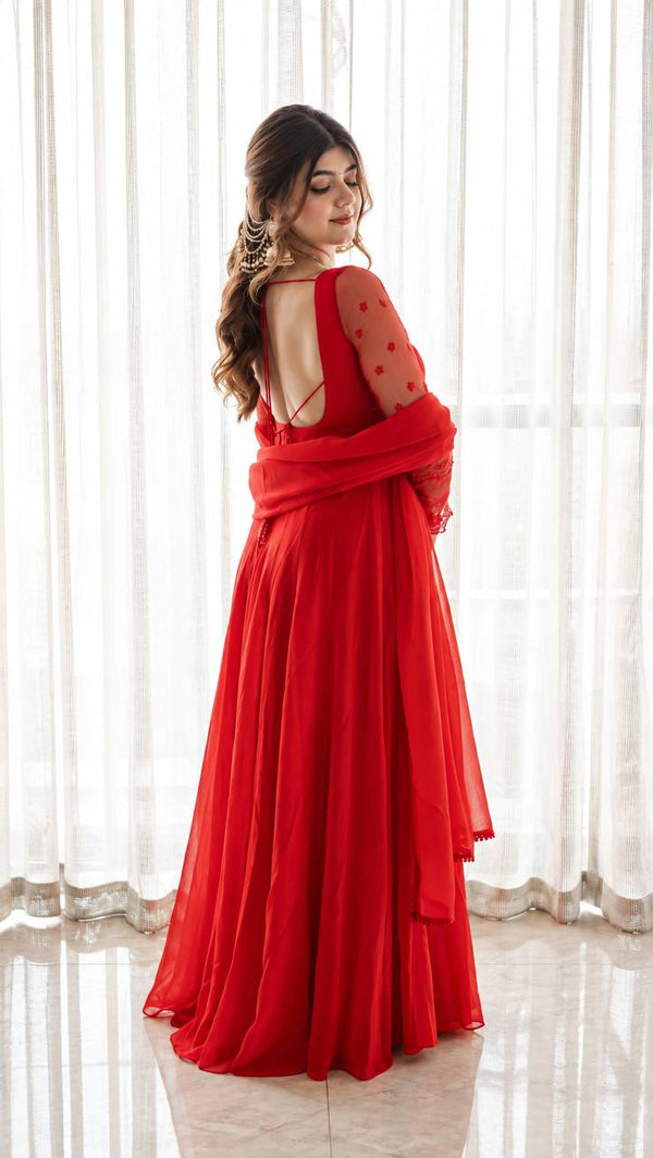 Gorgeous Festive Gown Ensemble