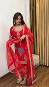 Scarlet Stitches: A Tailored Masterpiece
