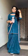 Elegance in Fusion The Enchanting Harmony of a Blue Dress