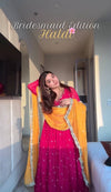 Charming Bridesmaid Haldi Look