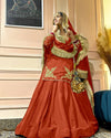 Regal Zari and Stone Embellished Hand work