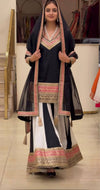 Graceful Black Festive Wear Ensemble