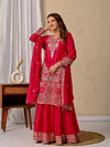 Empowering Elegance in Bold Red Attire