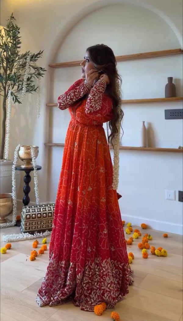 Radiant Beauty in Rich Cultural Colors