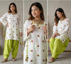 Premium Green Cotton Festive Suit Set