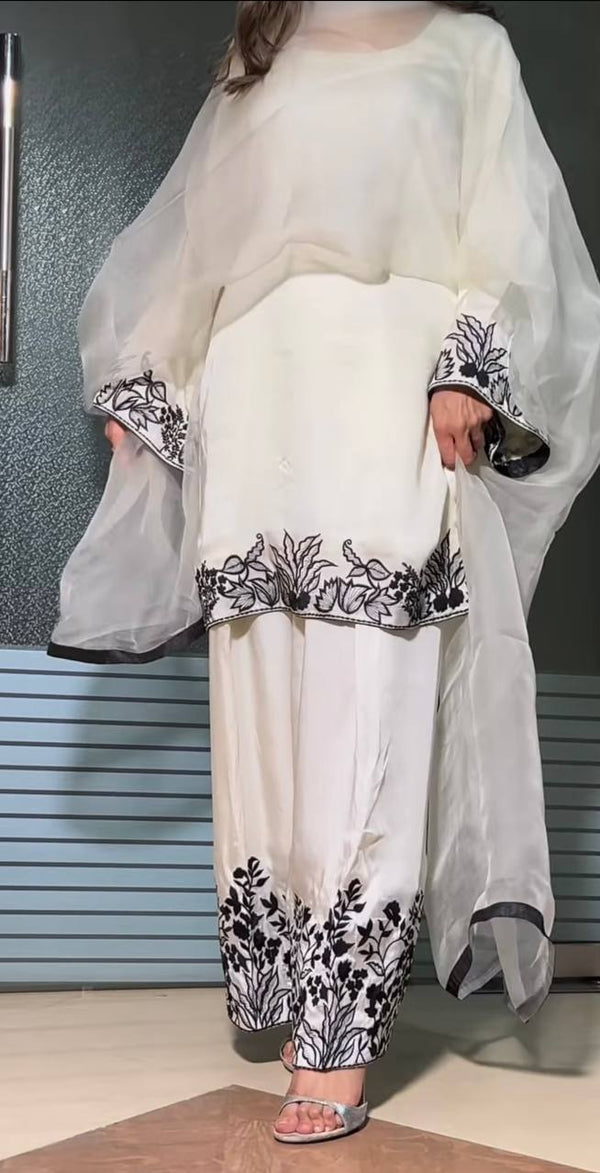 Elegance in Ethereal White Attire