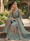 Radiant Rose Embroidered Ethnic Ensemble