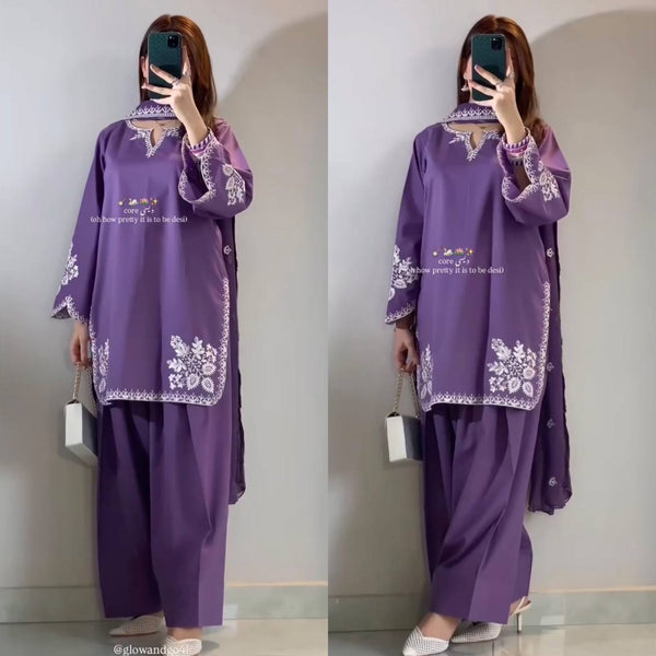 Elegance in Purple: A Stylish Ensemble