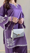 Elegance in Purple: A Stylish Ensemble