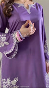 Elegance in Purple: A Stylish Ensemble