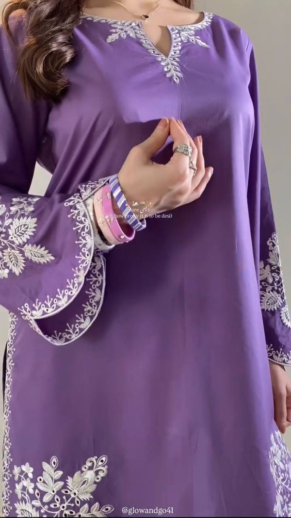Elegance in Purple: A Stylish Ensemble