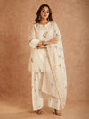 Elegant Floral Cotton Kurta Ensemble