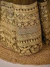 Elegant Olive Green Festive Gown