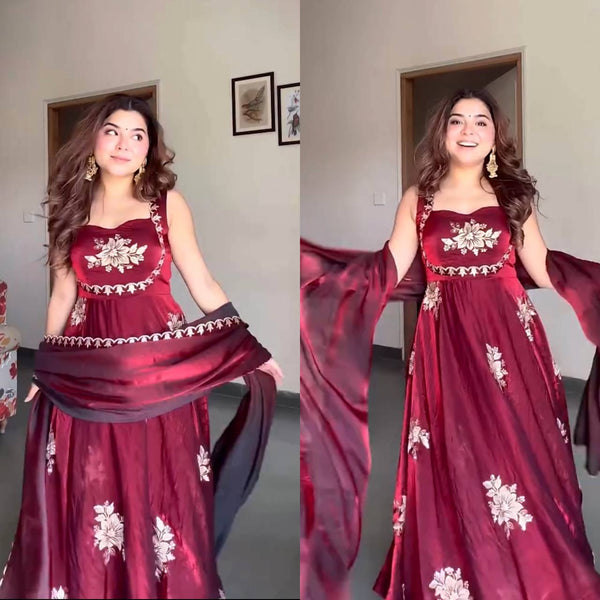 Graceful Glamour: Embroidered Ethnic Attire