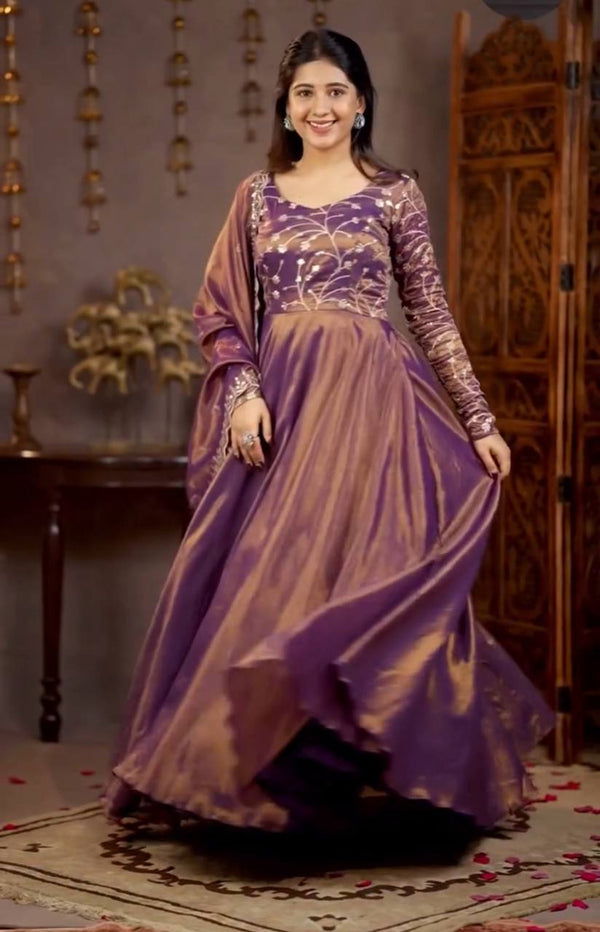 Elegance in Purple: A Regal Ensemble