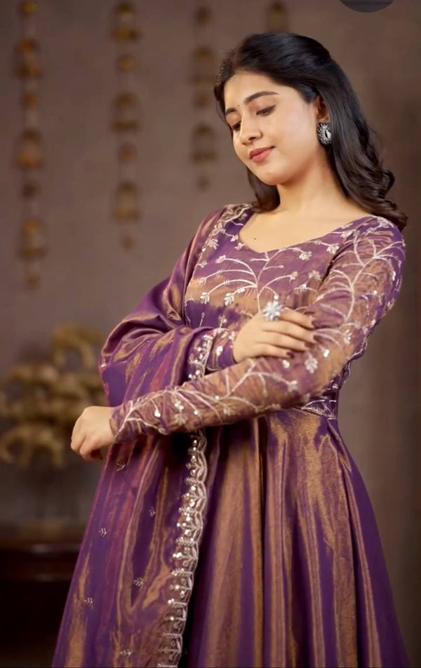 Elegance in Purple: A Regal Ensemble