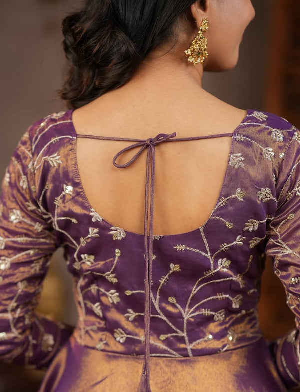 Elegance in Purple: A Regal Ensemble