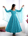 Whispers of Elegance in Blue