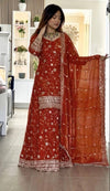 Radiant Elegance: The Festive Attire