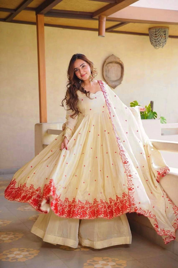 Luxury Festive Wear Anarkali Suit Set