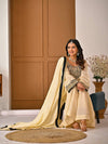 Chic Cream Attire Featuring Bold Black Details