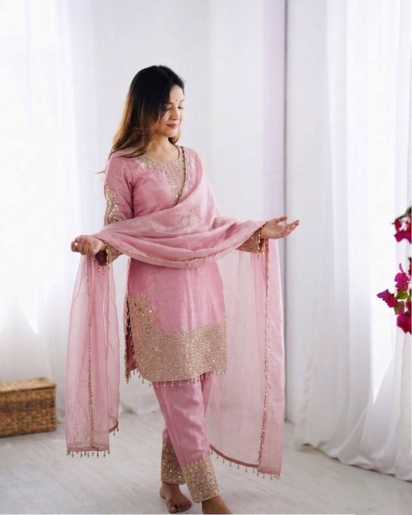 Stylish PINK Dress Perfect for Celebrations