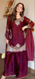 Majestic Maroon Attire Glamour in Garnet