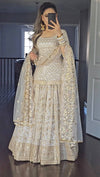 White Colour New Party Wear Look